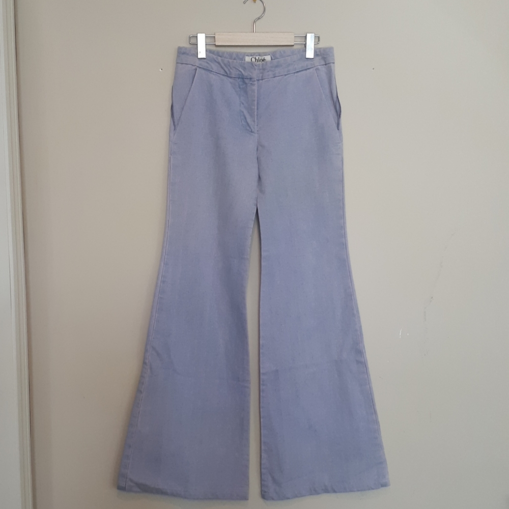 Chloe' peek*a*bum bellbottoms XS